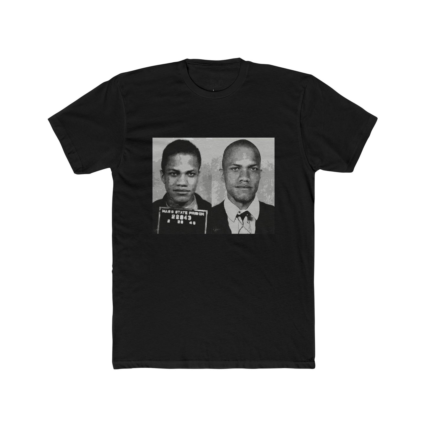 Malcolm X (Vintage Freedom Fighters Unisex Cotton Crew Tee)