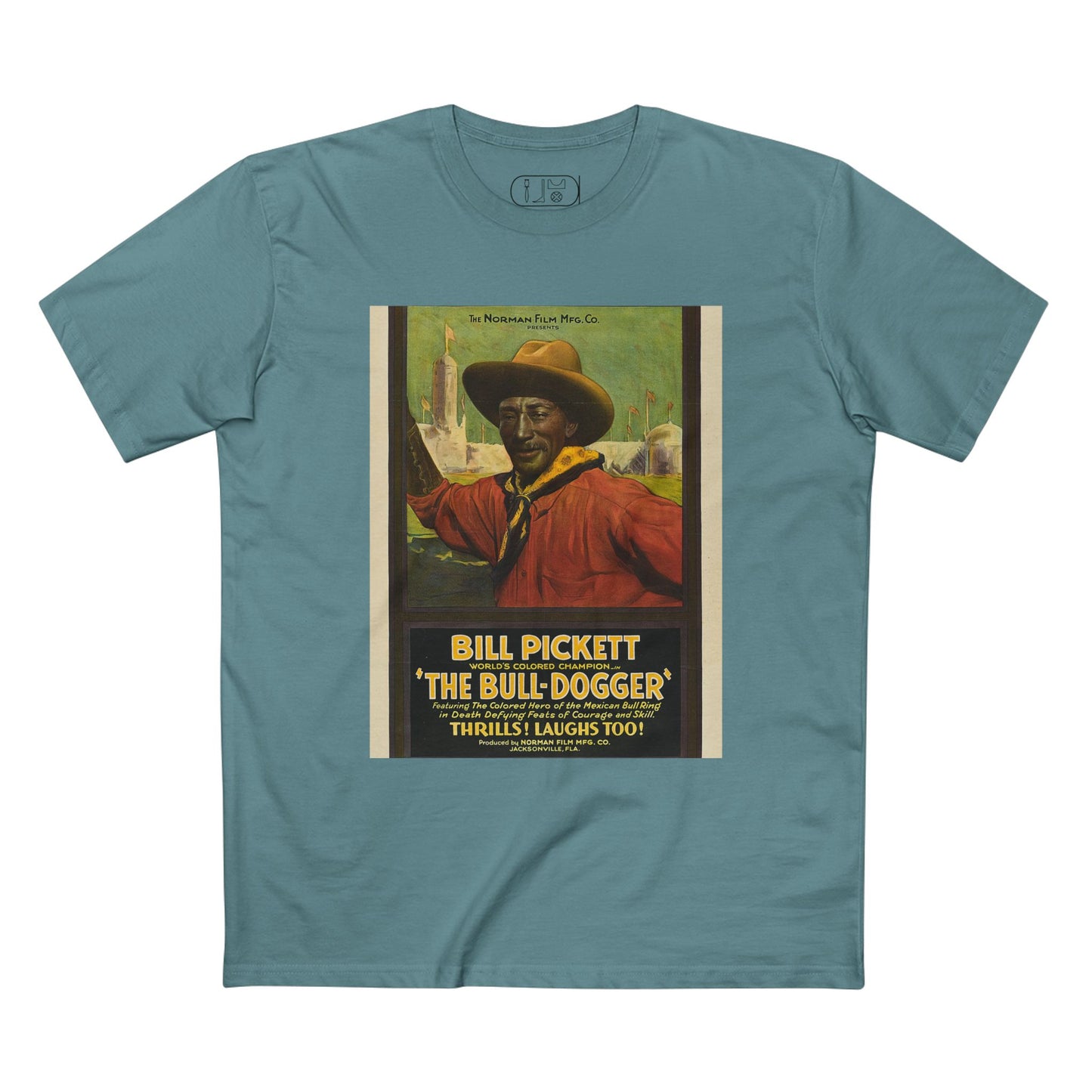 Vintage Bill Pickett Graphic Tee | Classic Adult Staple Tee for Fans of Western Heritage