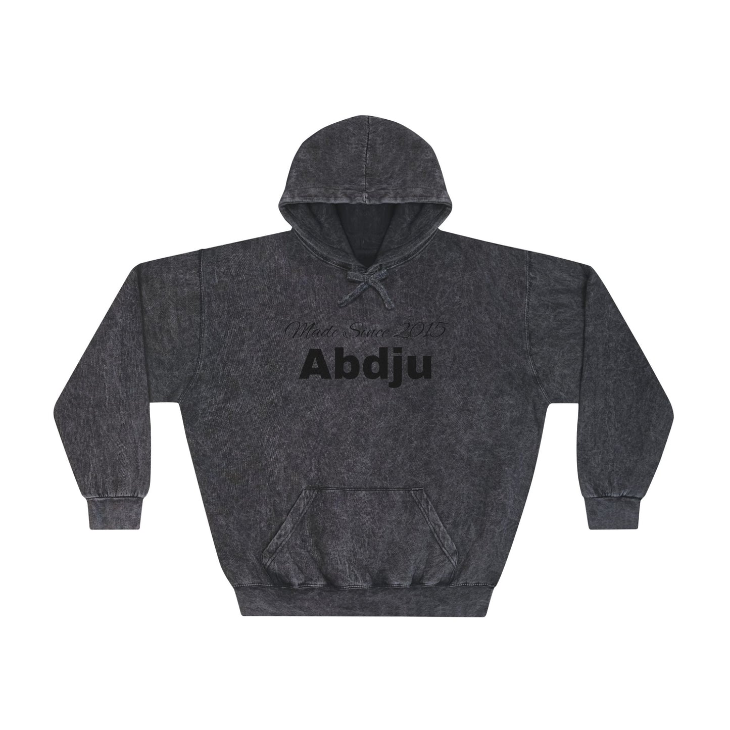 Abdju Embracing Cultural Love and Urban flavor (Mineral Wash Hoodie )