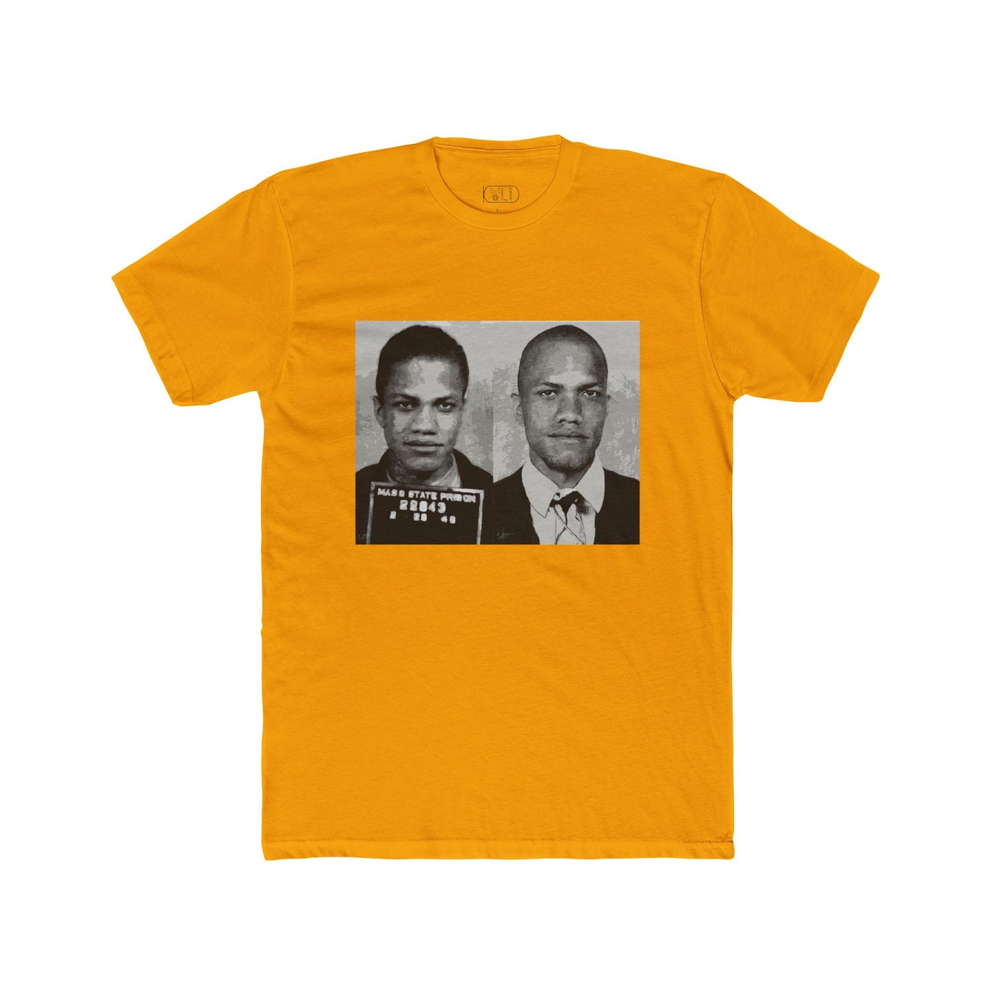 Malcolm X (Vintage Freedom Fighters Unisex Cotton Crew Tee)