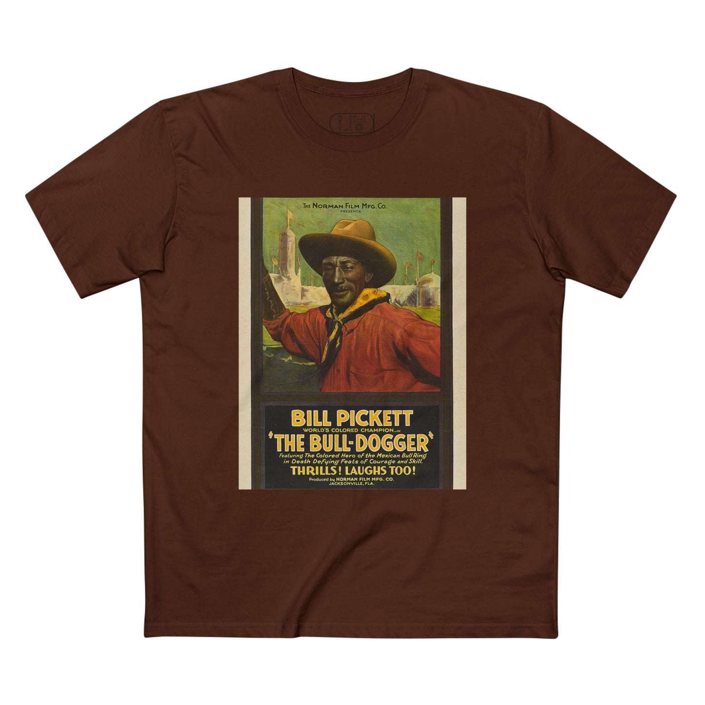 Vintage Bill Pickett Graphic Tee | Classic Adult Staple Tee for Fans of Western Heritage