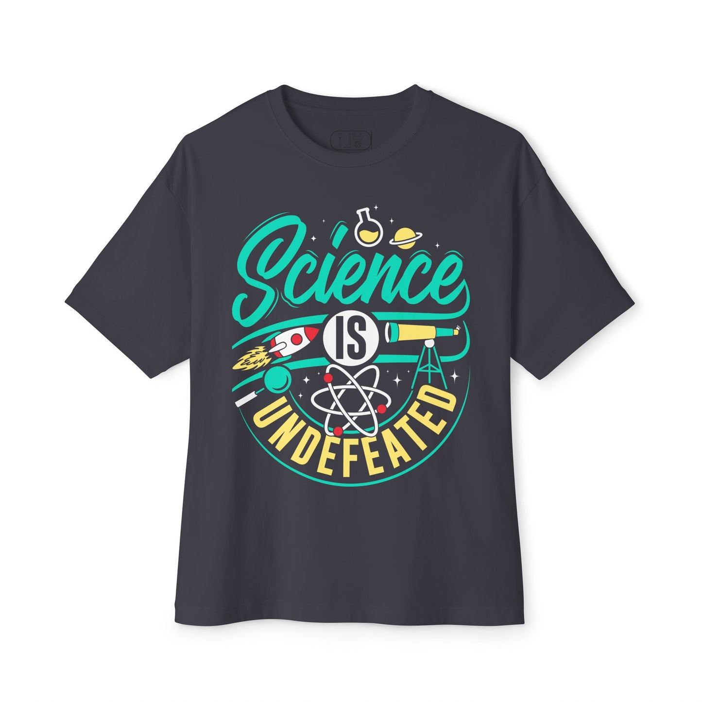 Oversized Tee - Science Undefeated - Science is a tool for humanity