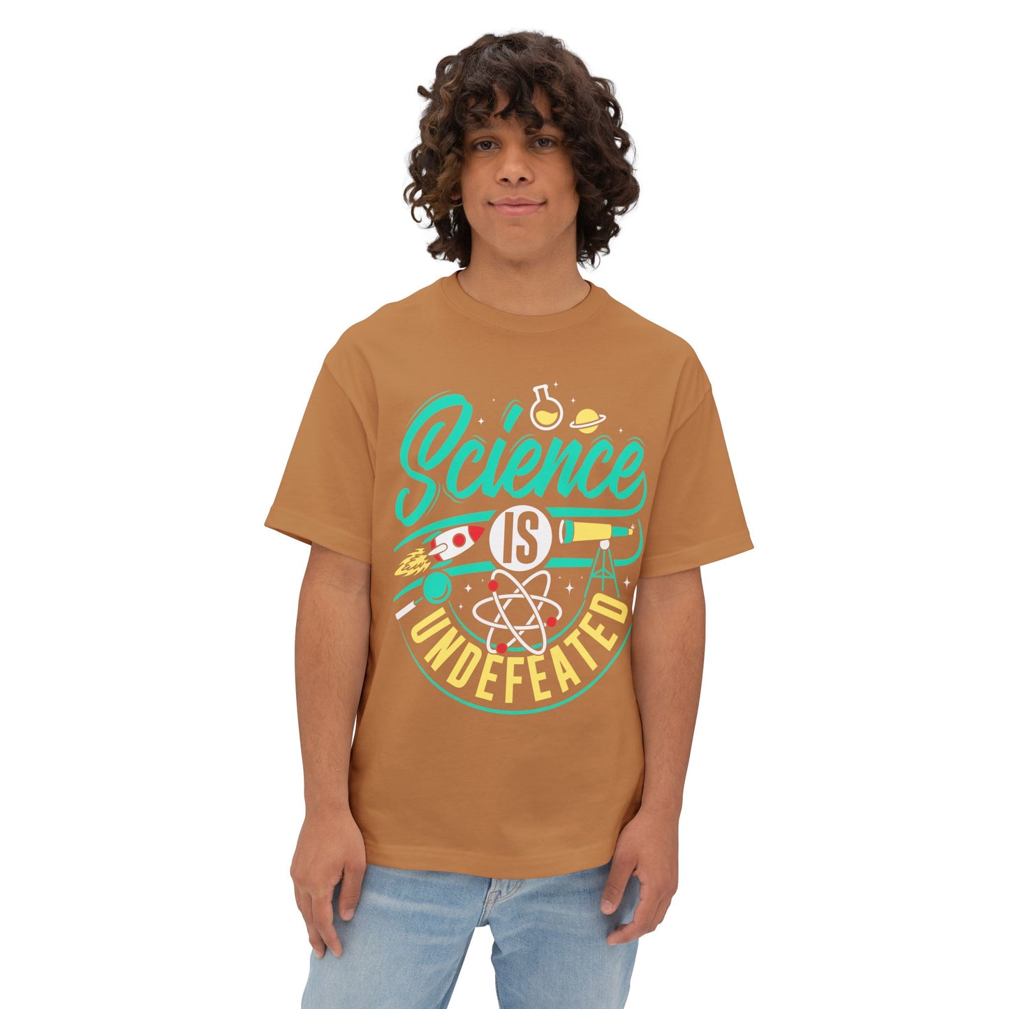 Oversized Tee - Science Undefeated - Science is a tool for humanity