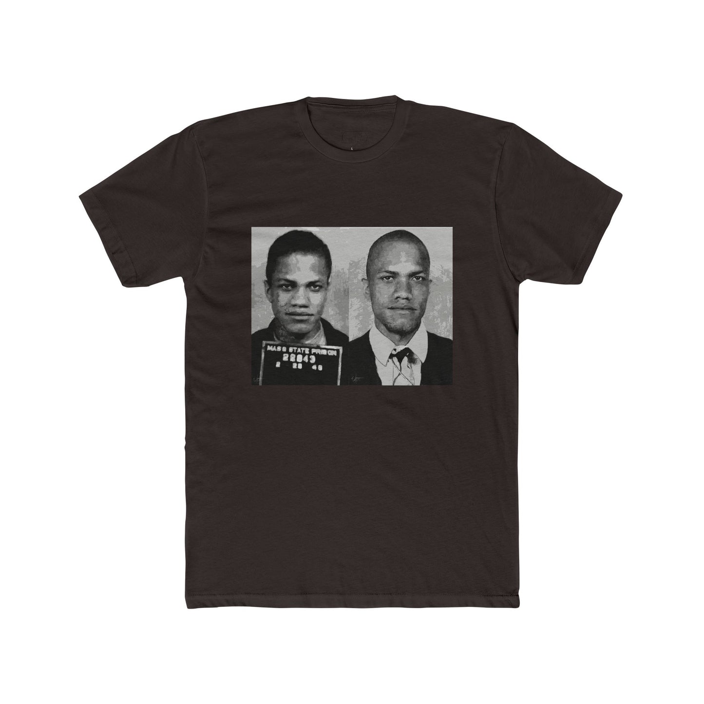 Malcolm X (Vintage Freedom Fighters Unisex Cotton Crew Tee)