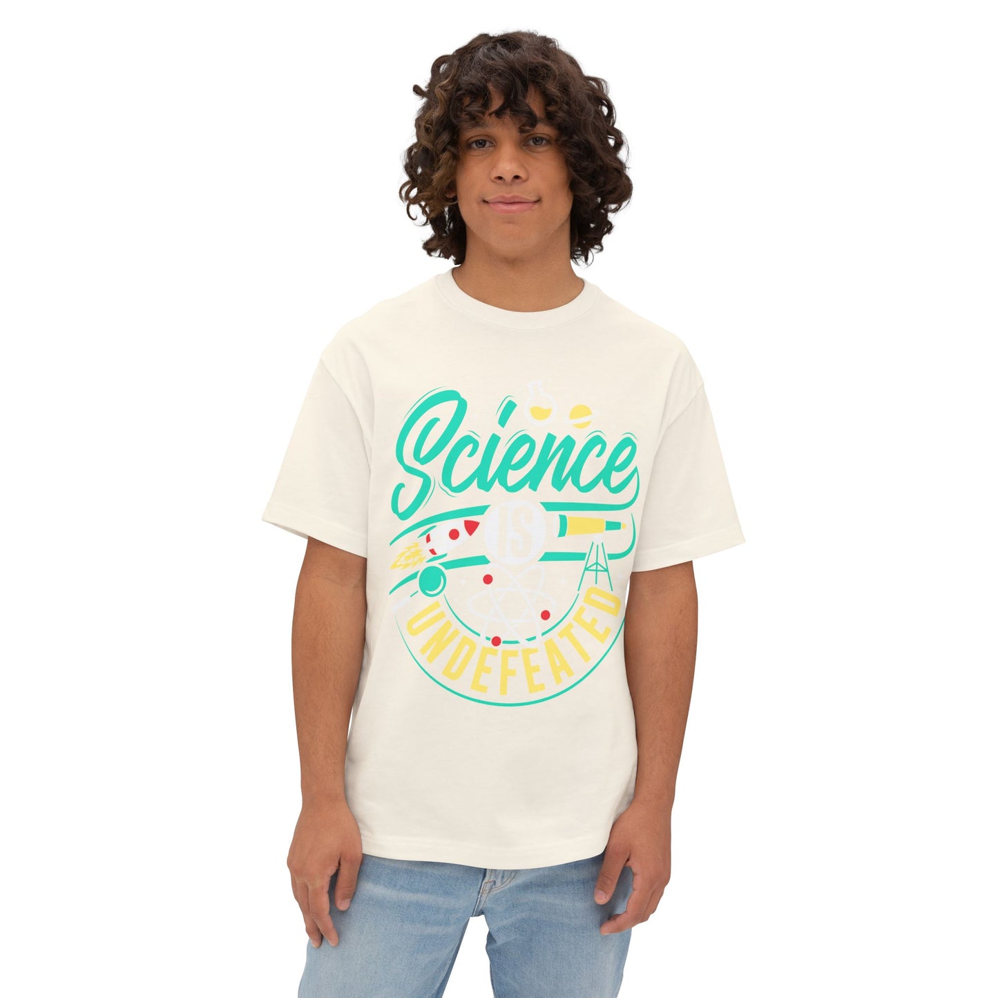 Oversized Tee - Science Undefeated - Science is a tool for humanity