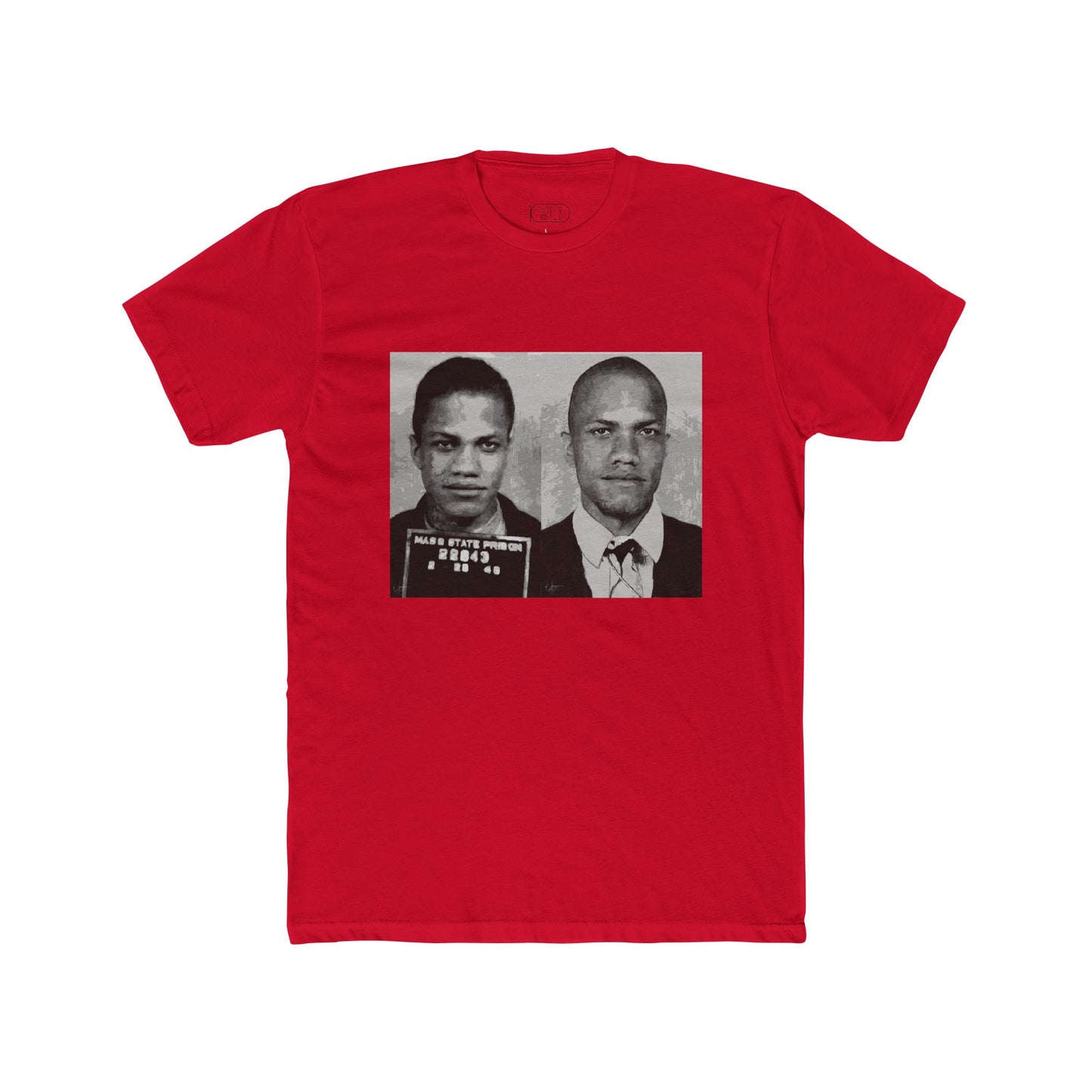 Malcolm X (Vintage Freedom Fighters Unisex Cotton Crew Tee)