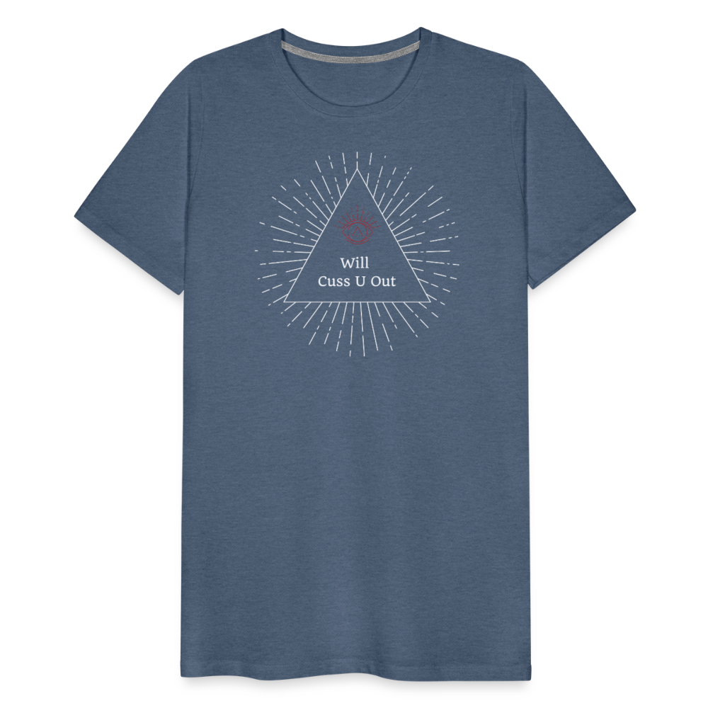 Think About it (Men's Premium T-Shirt) - heather blue