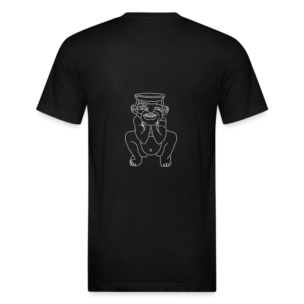 No Religion (Fitted Cotton/Poly T-Shirt by Next Level) - black