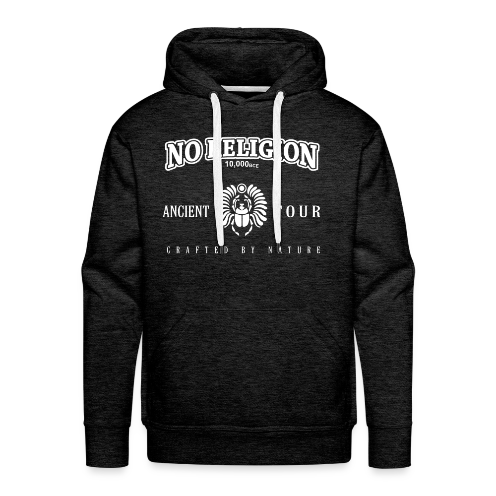 No Religion (Men’s Premium Hoodie) - charcoal grey