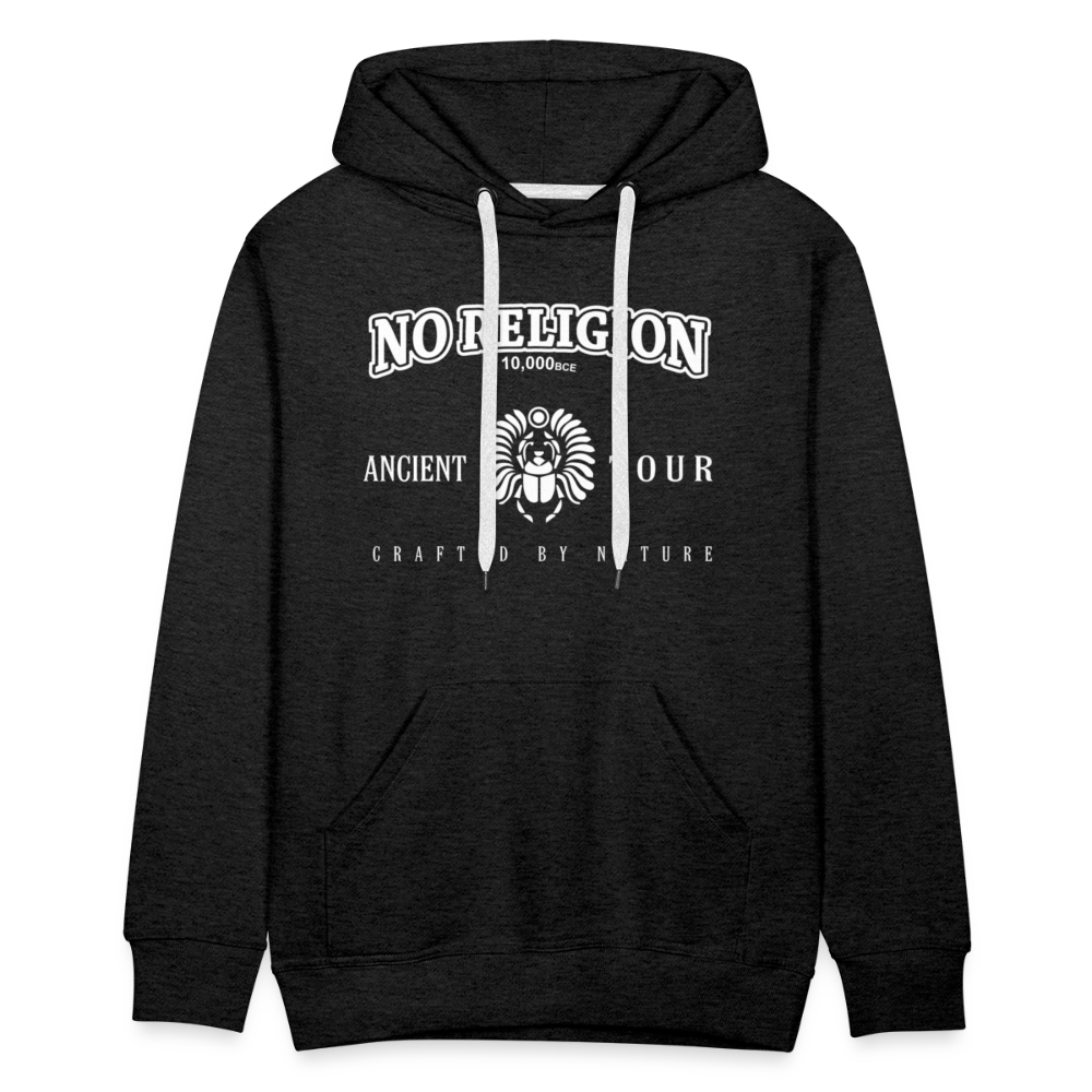 No Religion (Men’s Premium Hoodie) - charcoal grey