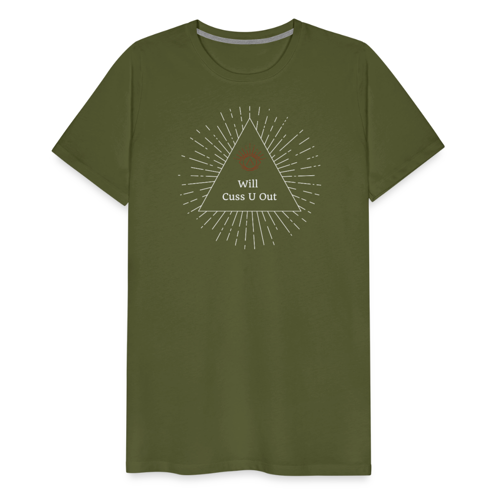 Think About it (Men's Premium T-Shirt) - olive green