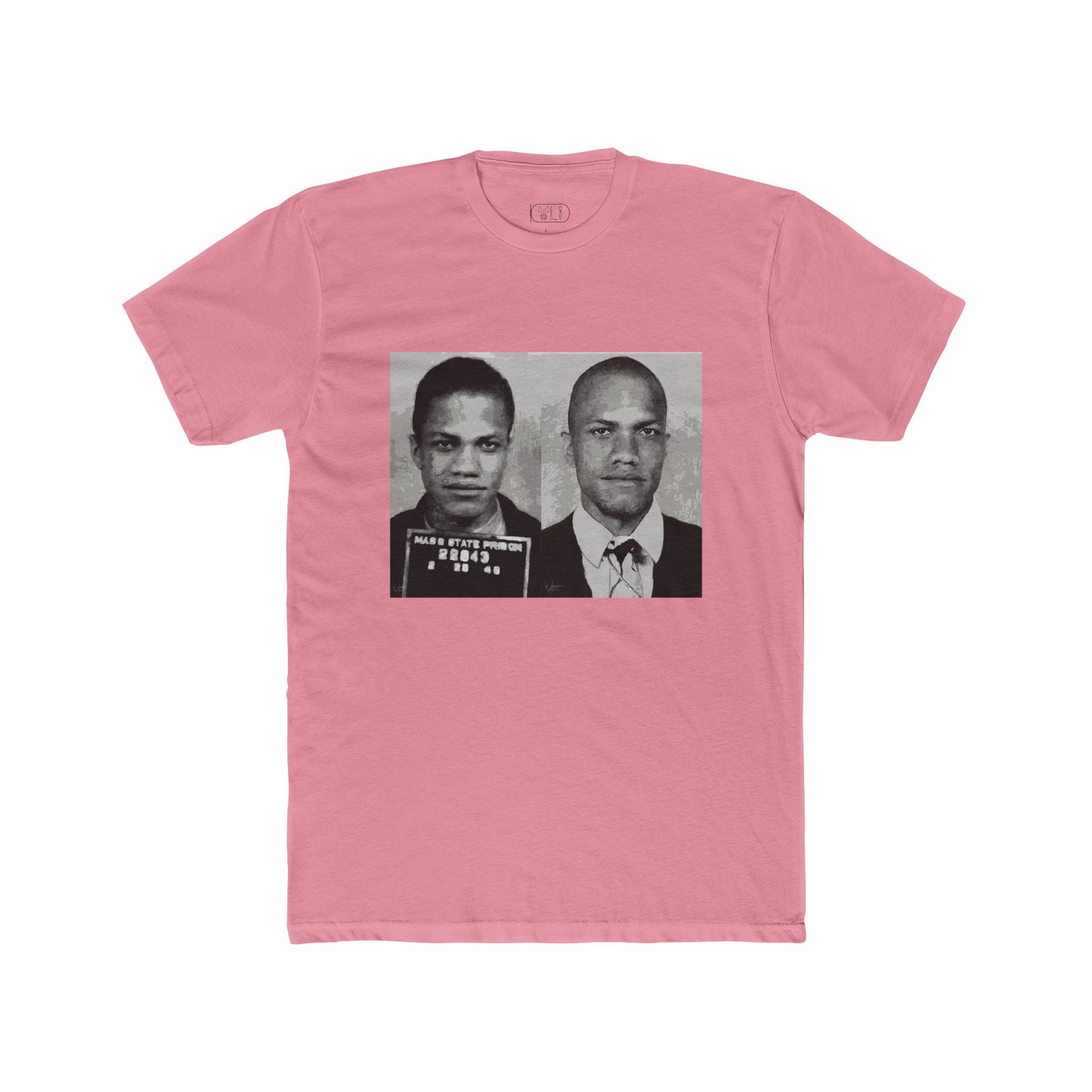 Malcolm X (Vintage Freedom Fighters Unisex Cotton Crew Tee)