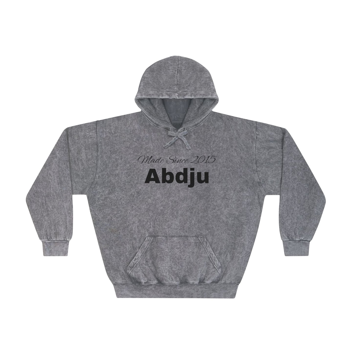 Abdju Embracing Cultural Love and Urban flavor (Mineral Wash Hoodie )