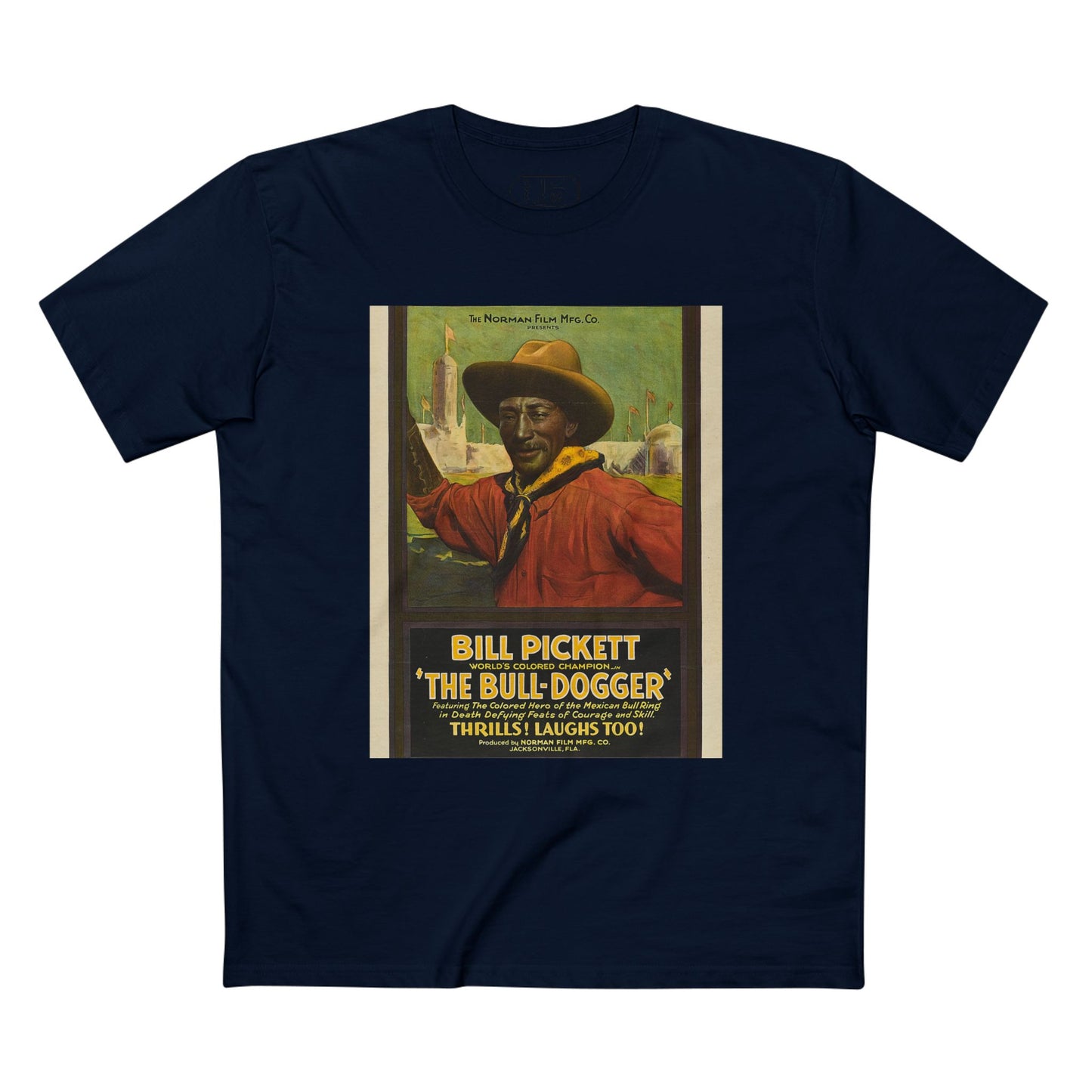 Vintage Bill Pickett Graphic Tee | Classic Adult Staple Tee for Fans of Western Heritage