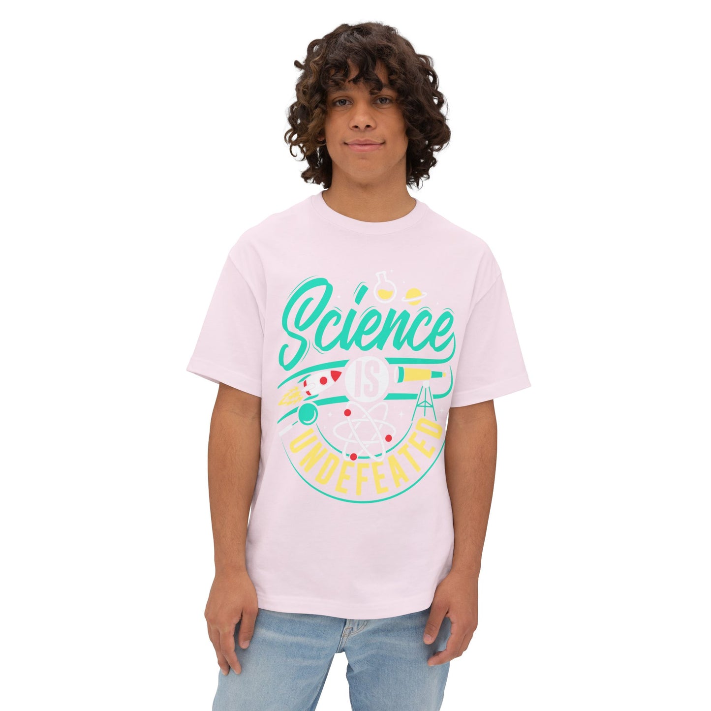 Oversized Tee - Science Undefeated - Science is a tool for humanity