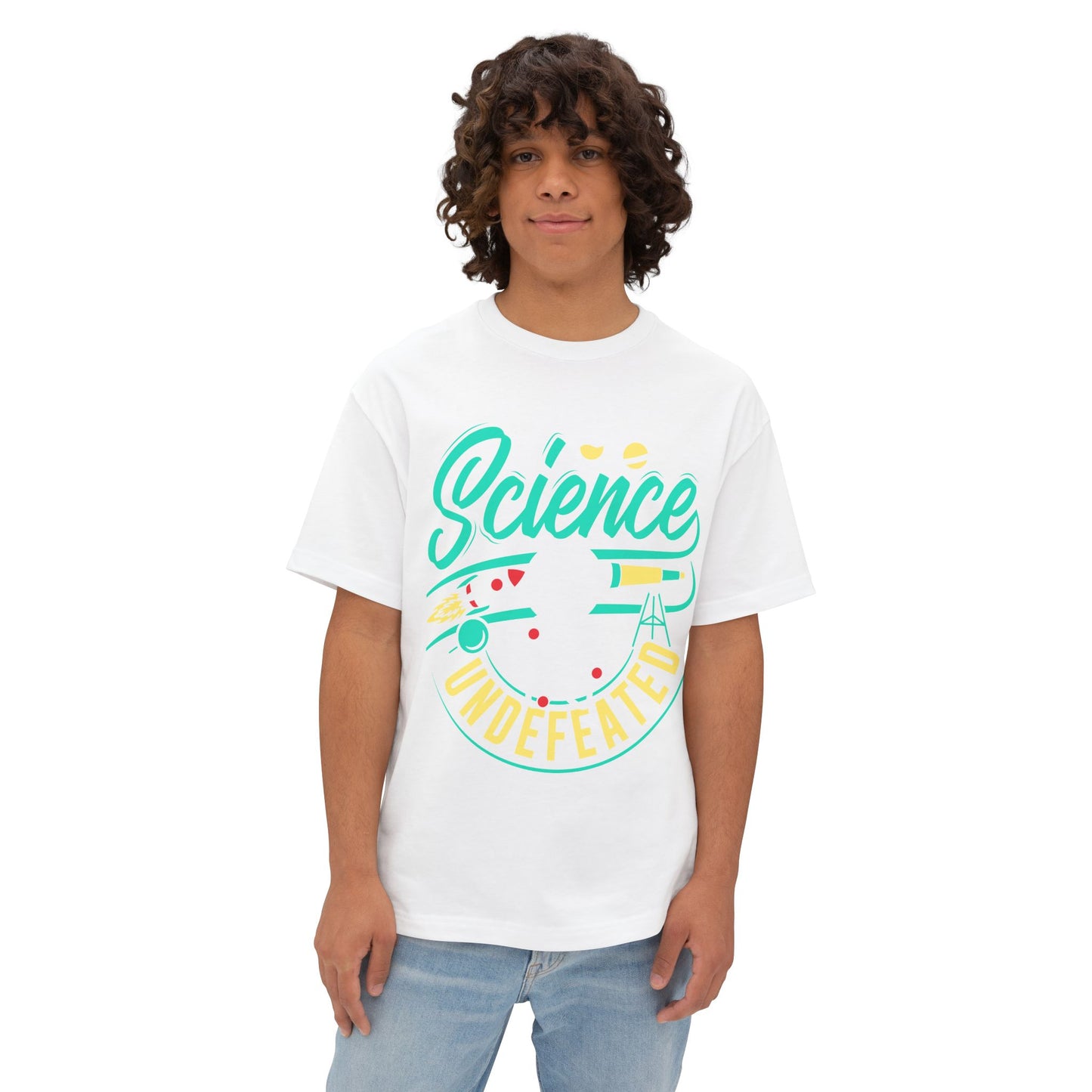 Oversized Tee - Science Undefeated - Science is a tool for humanity