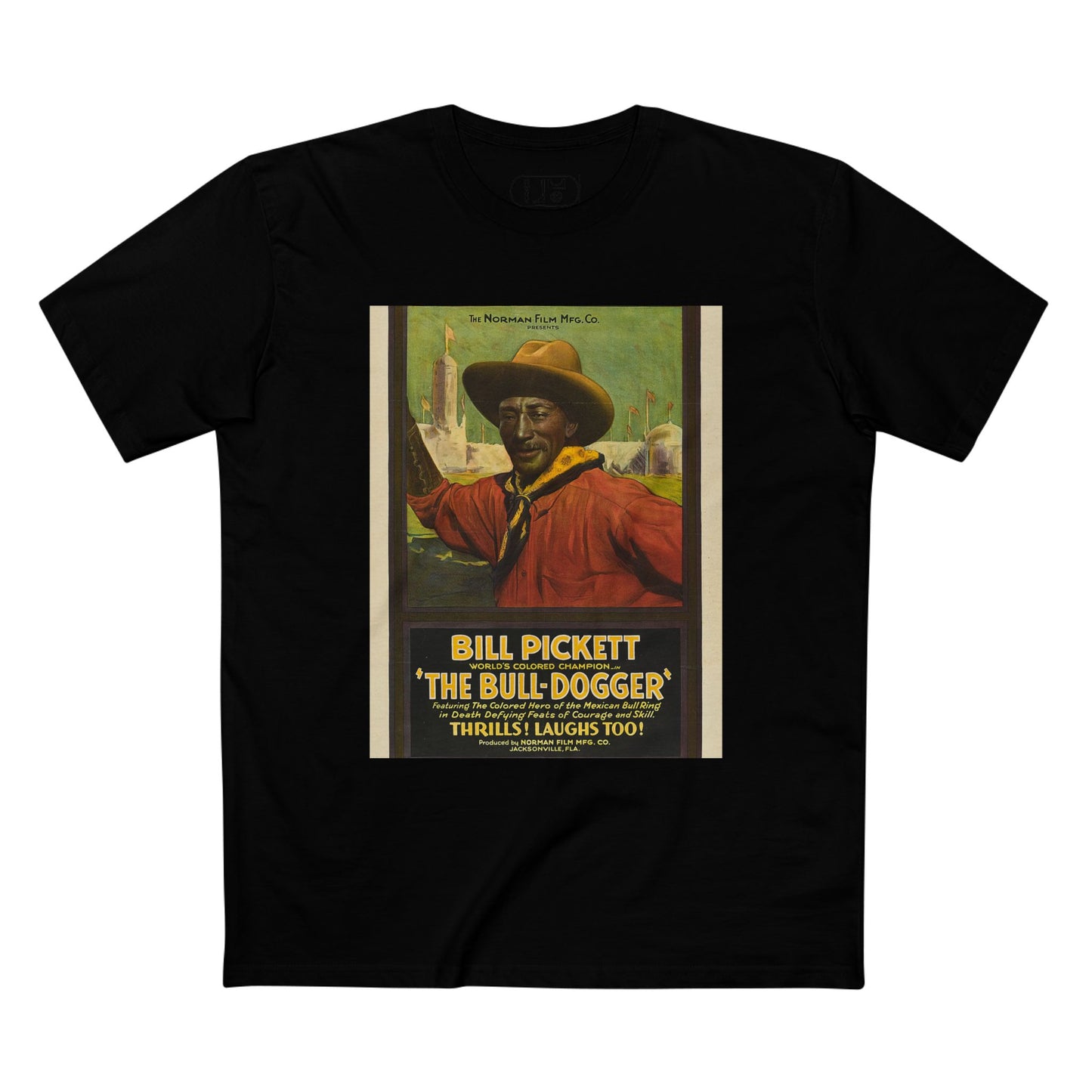 Vintage Bill Pickett Graphic Tee | Classic Adult Staple Tee for Fans of Western Heritage