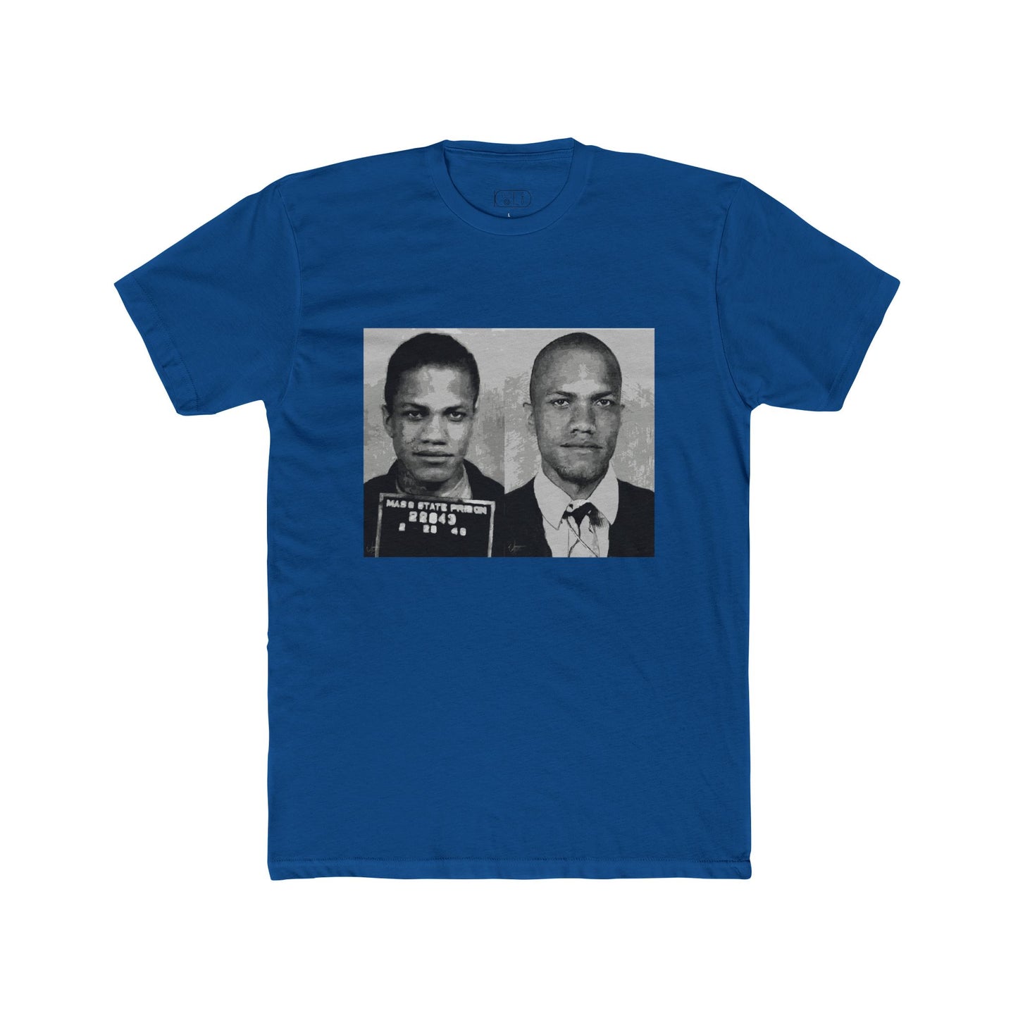 Malcolm X (Vintage Freedom Fighters Unisex Cotton Crew Tee)
