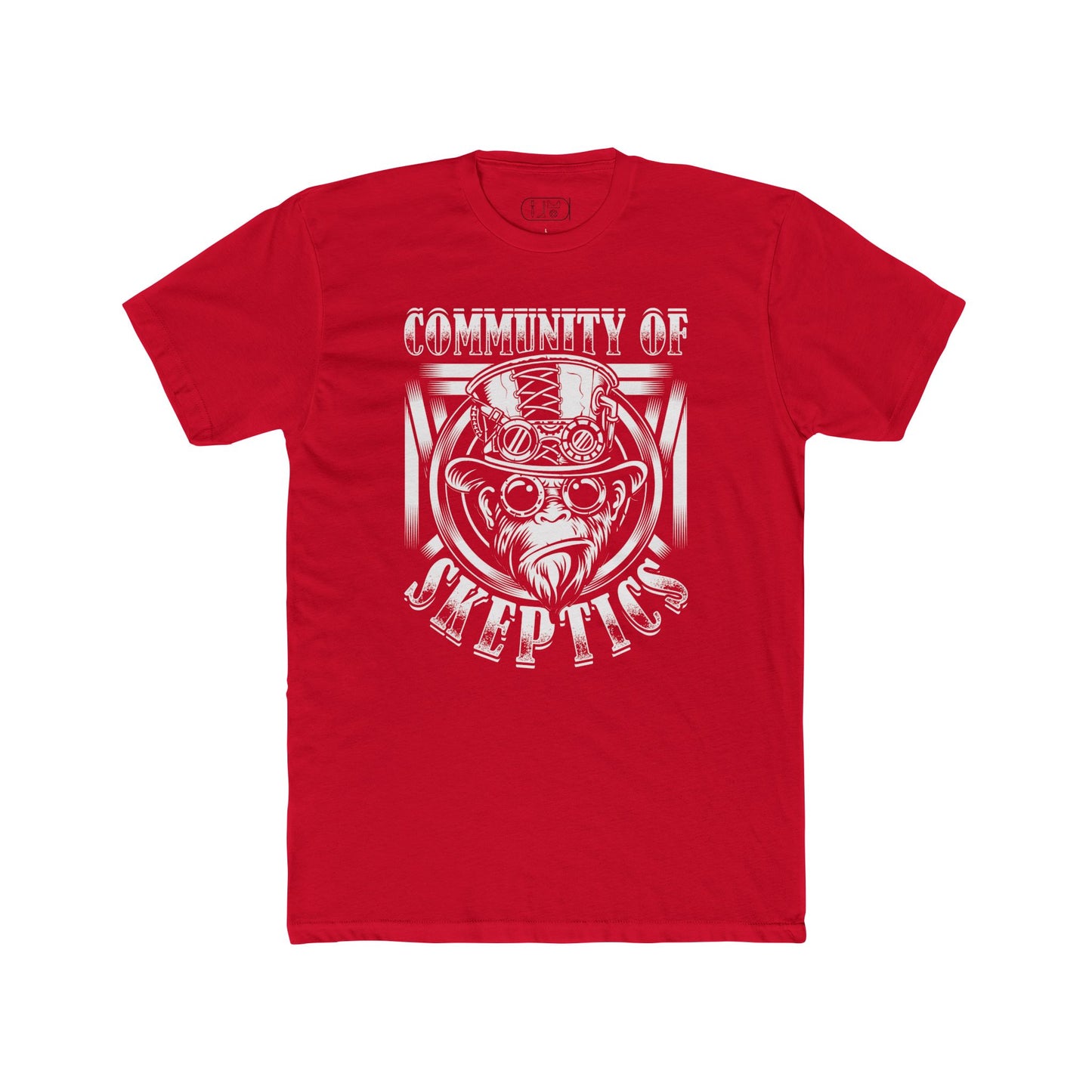 Community of Skeptics (Unisex Cotton Crew Tee )-