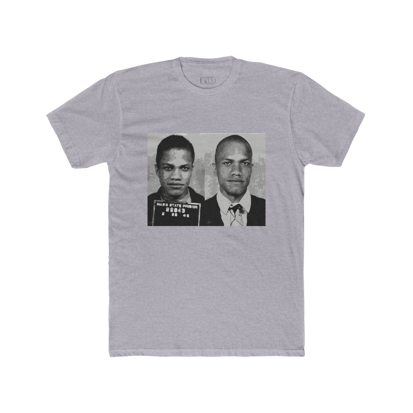 Malcolm X (Vintage Freedom Fighters Unisex Cotton Crew Tee)