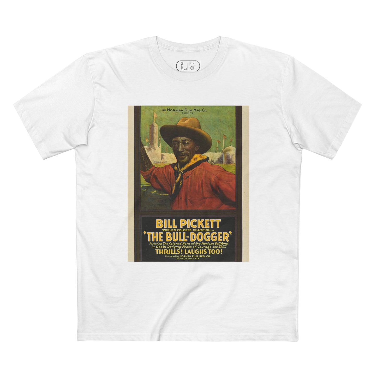 Vintage Bill Pickett Graphic Tee | Classic Adult Staple Tee for Fans of Western Heritage