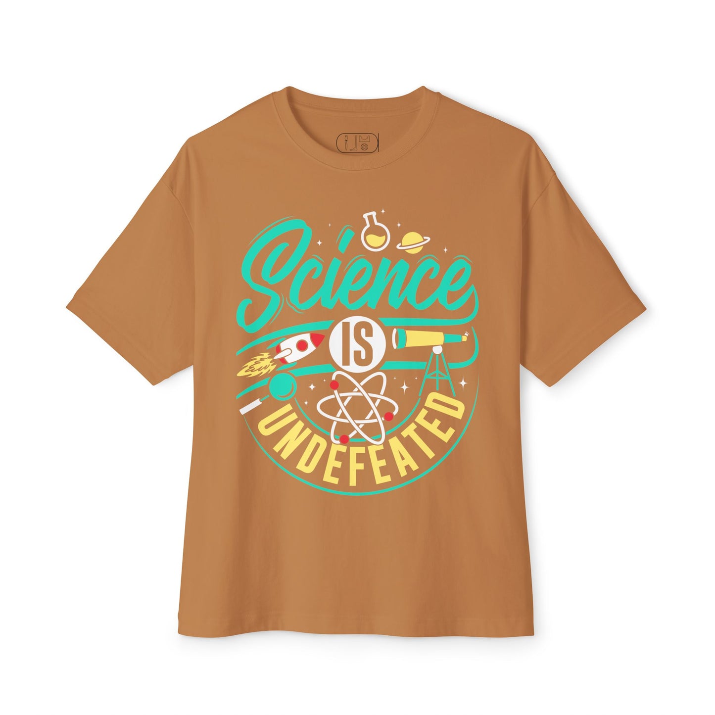 Oversized Tee - Science Undefeated - Science is a tool for humanity