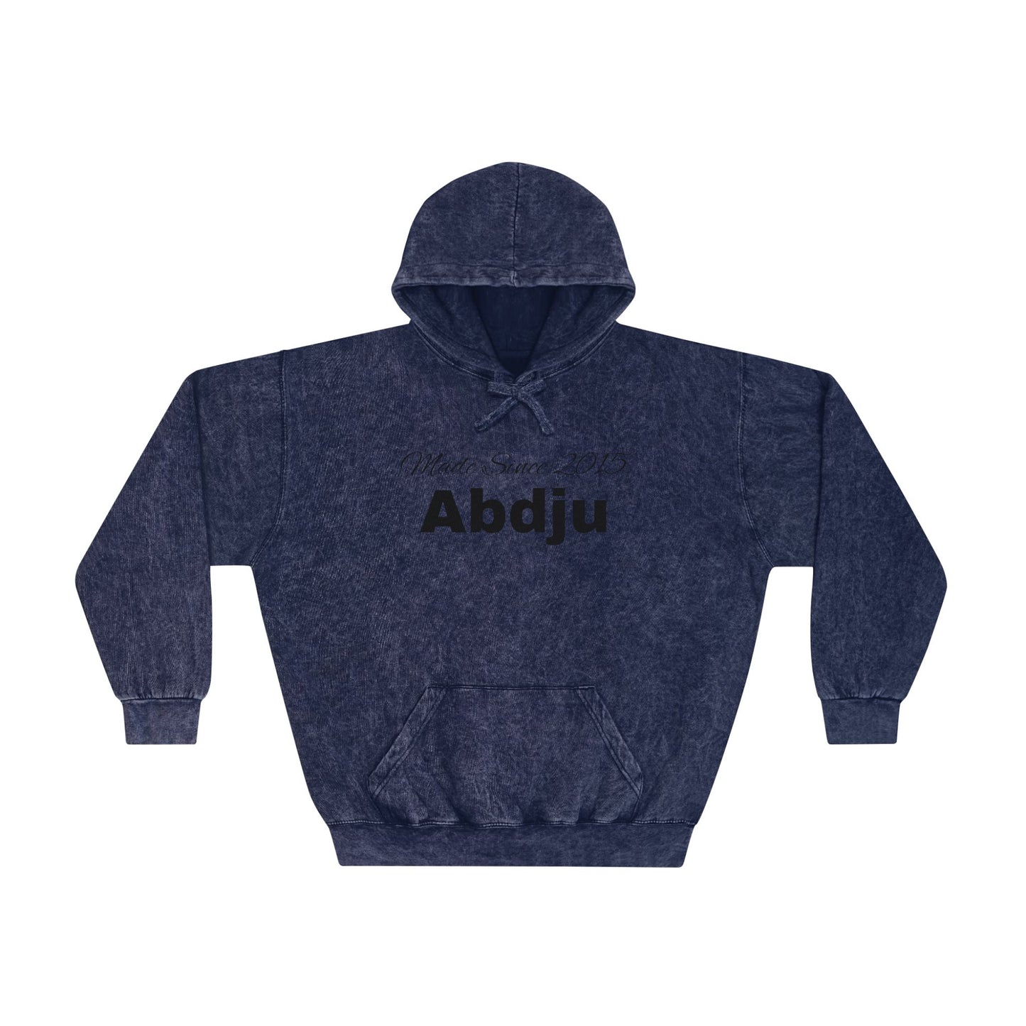 Abdju Embracing Cultural Love and Urban flavor (Mineral Wash Hoodie )