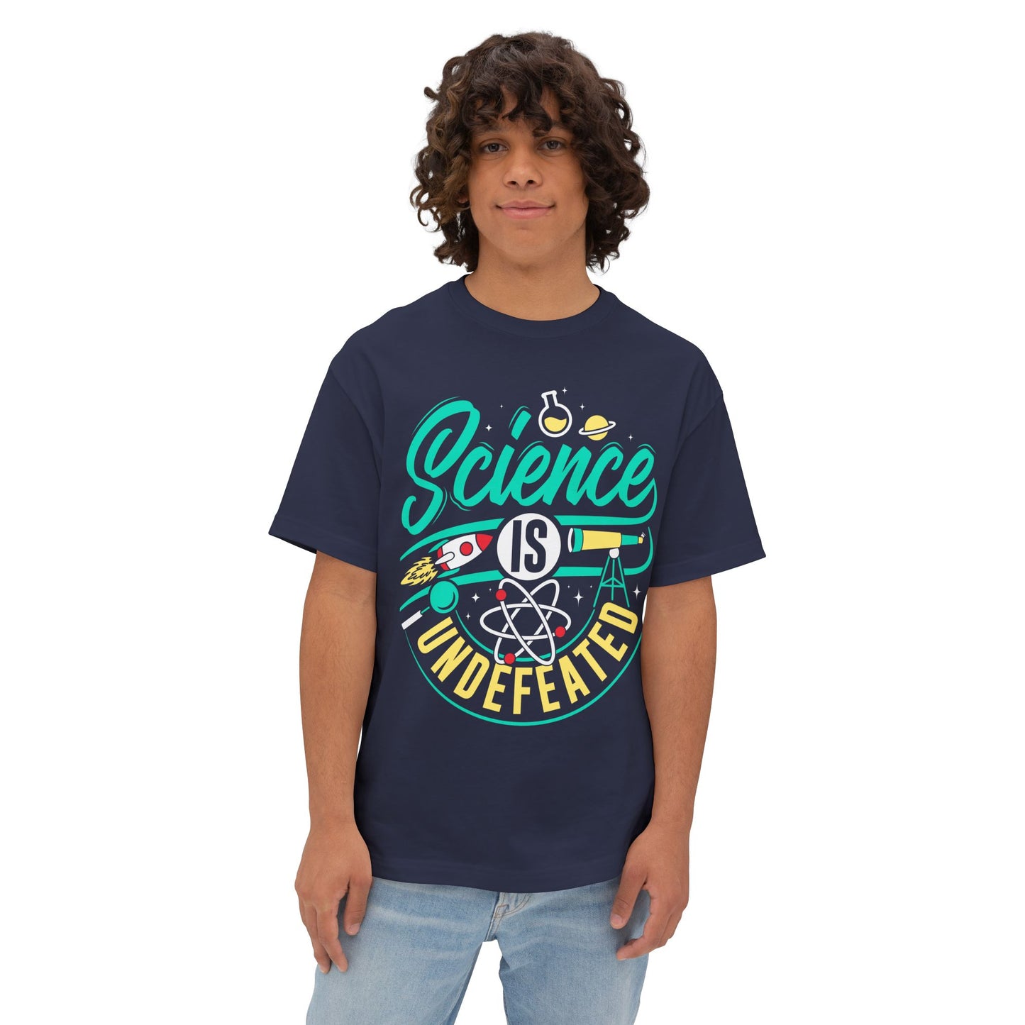 Oversized Tee - Science Undefeated - Science is a tool for humanity