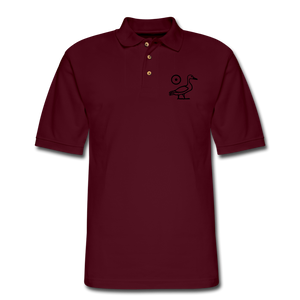 SaRa (Men's Pique Polo Shirt) - burgundy