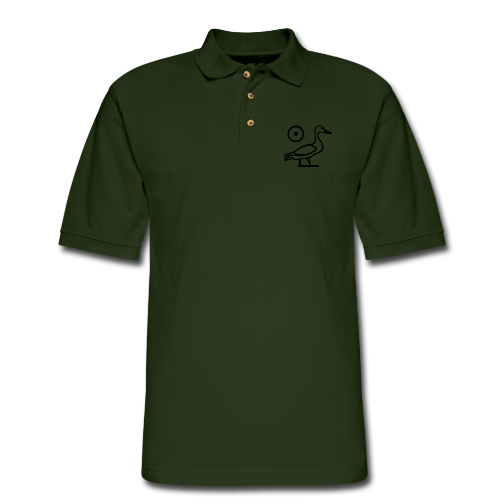 SaRa (Men's Pique Polo Shirt) - forest green