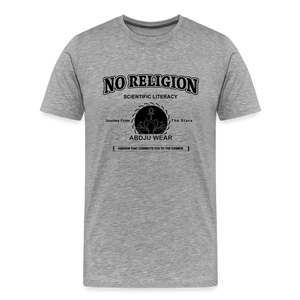 No Religion (Men's Premium T-Shirt) - heather gray