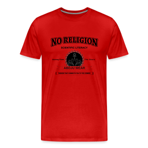 No Religion (Men's Premium T-Shirt) - red