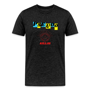 Pseudo Killas (Men's Premium T-Shirt) - charcoal grey