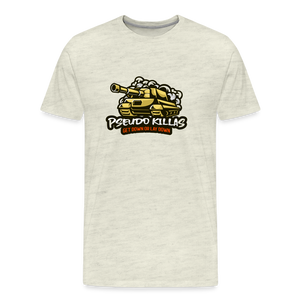 Pseudo Killa (Men's Premium T-Shirt) - heather oatmeal