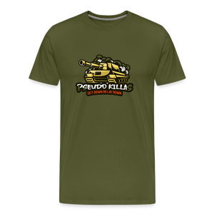 Pseudo Killa (Men's Premium T-Shirt) - olive green