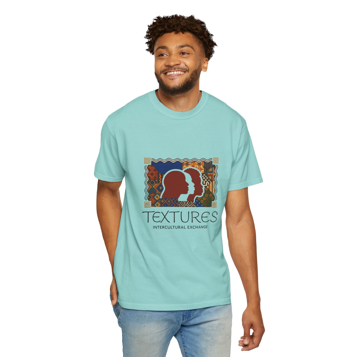 Cultural Exchange T-Shirt | Unisex Garment-Dyed Tee for Global Connections, Gift for Travelers, Art Lovers, Unique Style