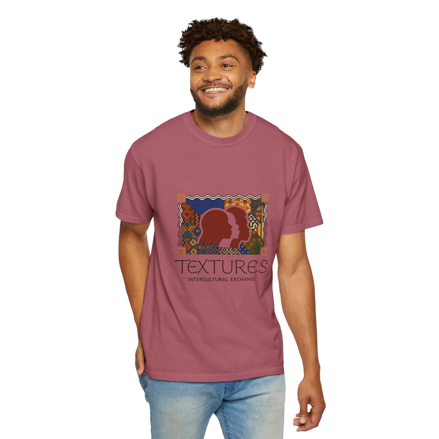 Cultural Exchange T-Shirt | Unisex Garment-Dyed Tee for Global Connections, Gift for Travelers, Art Lovers, Unique Style