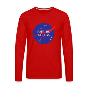 Pseudo Killa (Men's Premium Long Sleeve T-Shirt) - red