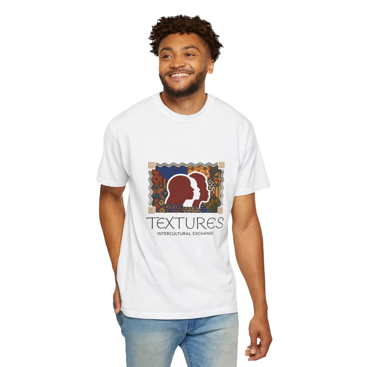 Cultural Exchange T-Shirt | Unisex Garment-Dyed Tee for Global Connections, Gift for Travelers, Art Lovers, Unique Style