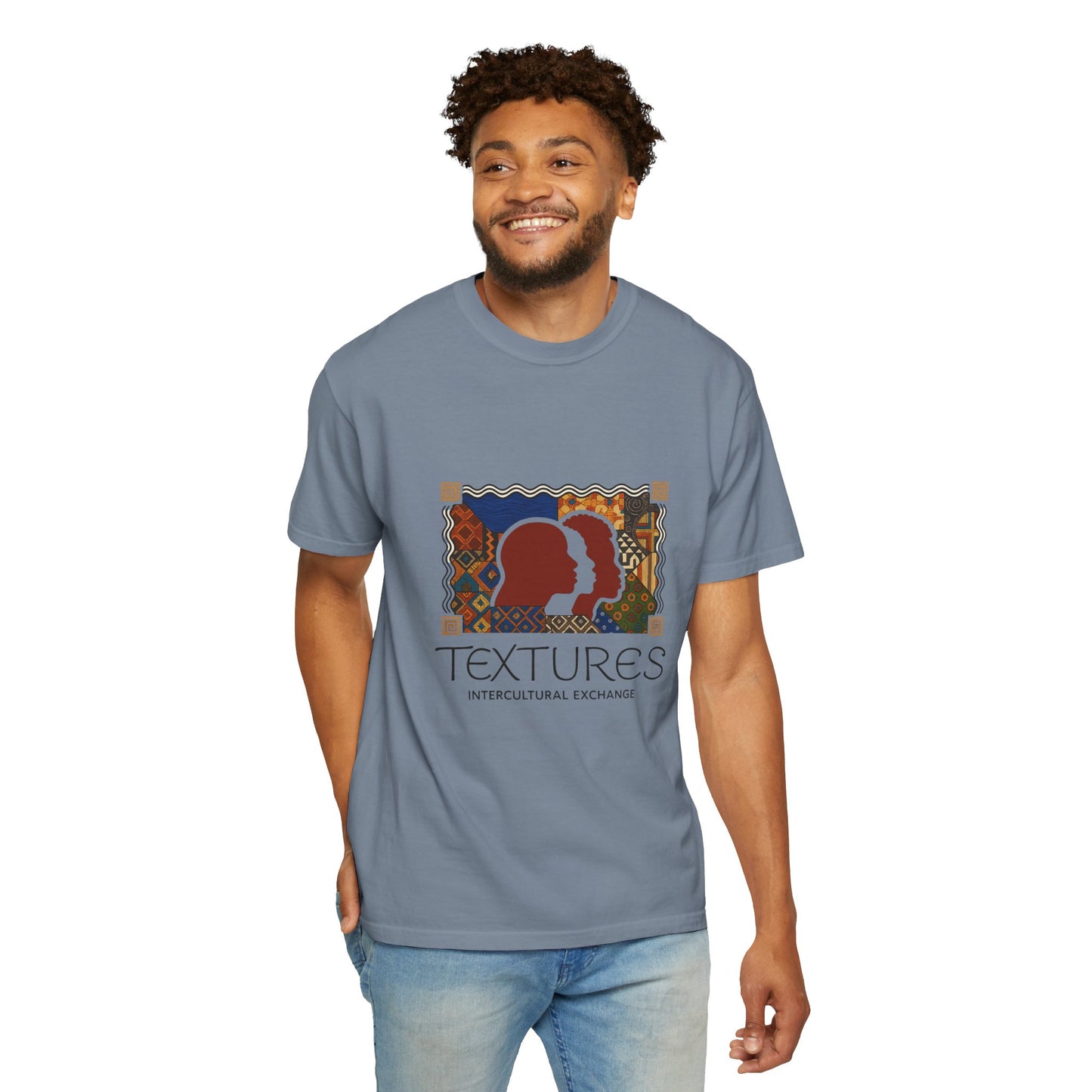 Cultural Exchange T-Shirt | Unisex Garment-Dyed Tee for Global Connections, Gift for Travelers, Art Lovers, Unique Style