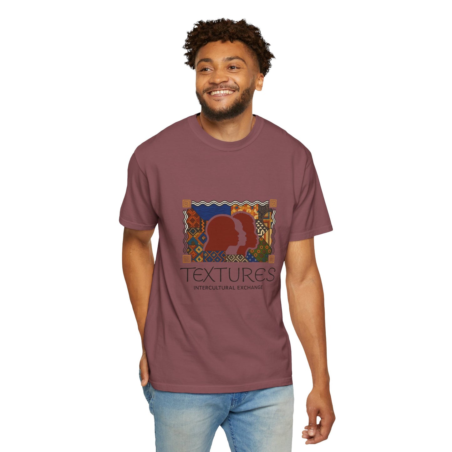 Cultural Exchange T-Shirt | Unisex Garment-Dyed Tee for Global Connections, Gift for Travelers, Art Lovers, Unique Style