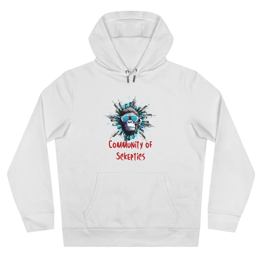 Skeptical King Hoodie Sweatshirt - Be Skeptical of Everything