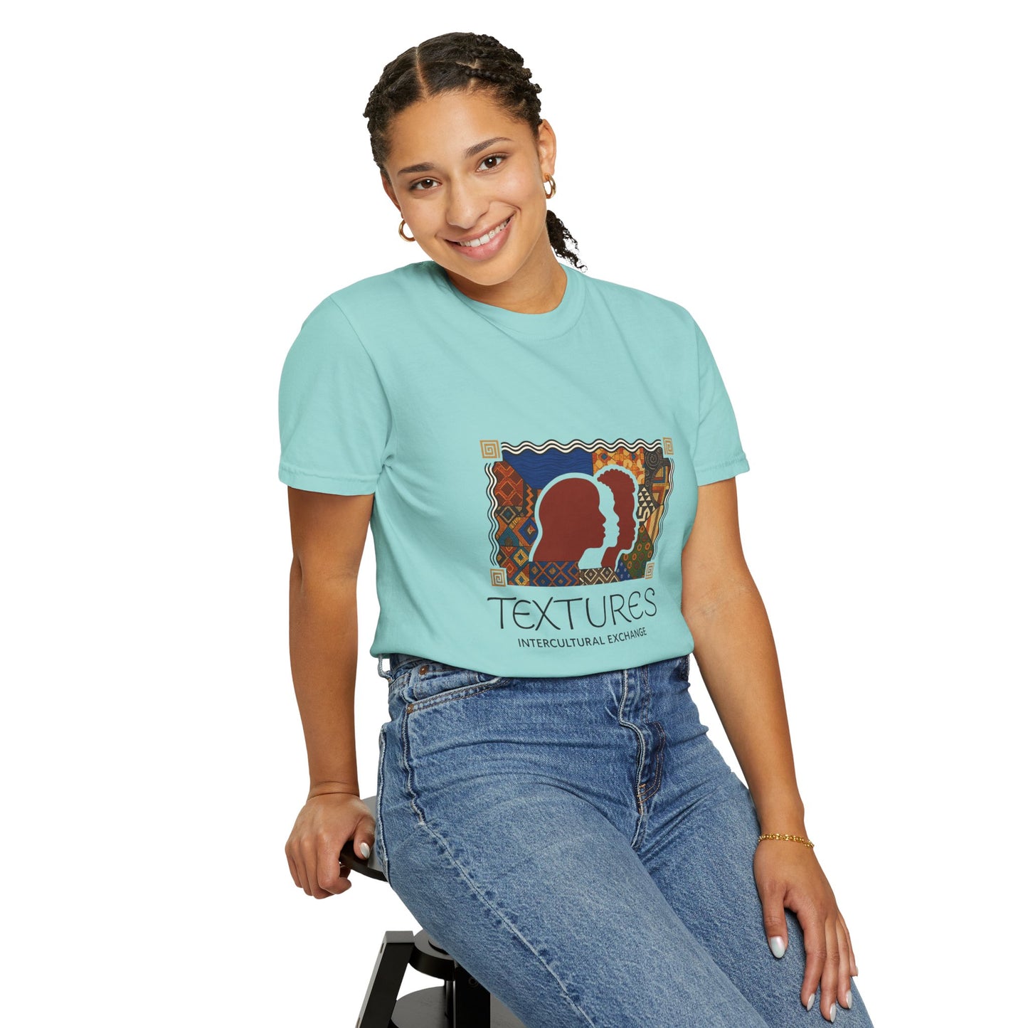 Cultural Exchange T-Shirt | Unisex Garment-Dyed Tee for Global Connections, Gift for Travelers, Art Lovers, Unique Style