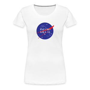 Women’s Premium T-Shirt ( Pseudo Killas ) - white