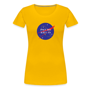 Women’s Premium T-Shirt ( Pseudo Killas ) - sun yellow