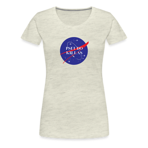 Women’s Premium T-Shirt ( Pseudo Killas ) - heather oatmeal