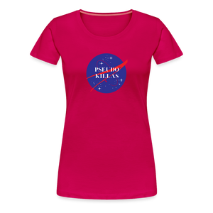 Women’s Premium T-Shirt ( Pseudo Killas ) - dark pink
