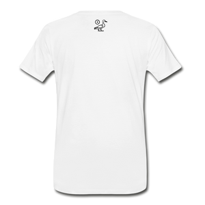 (Men’s Premium Organic T-Shirt) - white