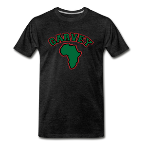 Marcus Garvey(Men's Premium T-Shirt) - charcoal gray