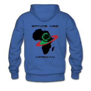 Space Age African(Men’s Premium Hoodie) - royalblue